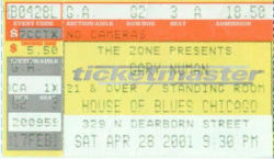 Chicago Ticket 2001